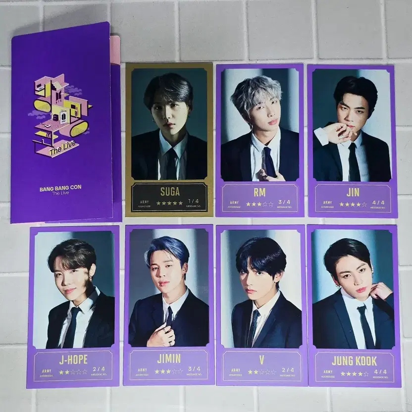 BTS Suga Message Card BTS Seokrit | eBay